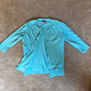 Merona turquoise blue sweater